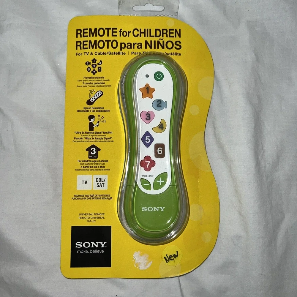 Sony RM-KZ1 Universal Kids TV Remote Control (Green) Clicker Child